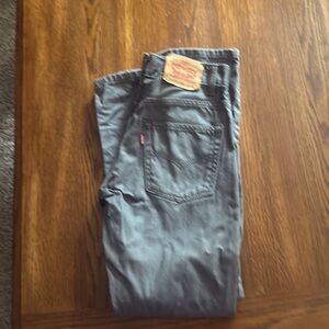 511 Levi’s charcoal gray jeans, 28x28